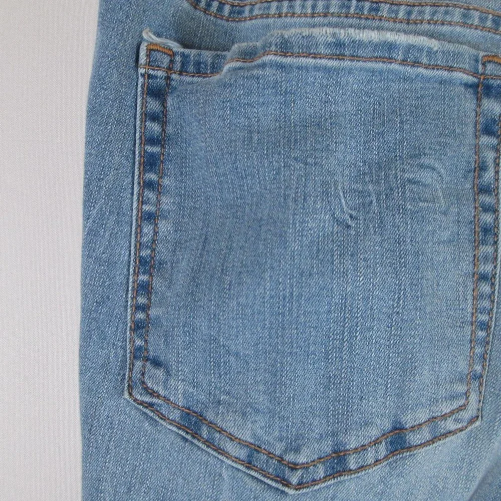 Aeropostale Womens Distress Ankle Jegging Blue Jeans Size 12 Pre-owned G… - Picture 6 of 8